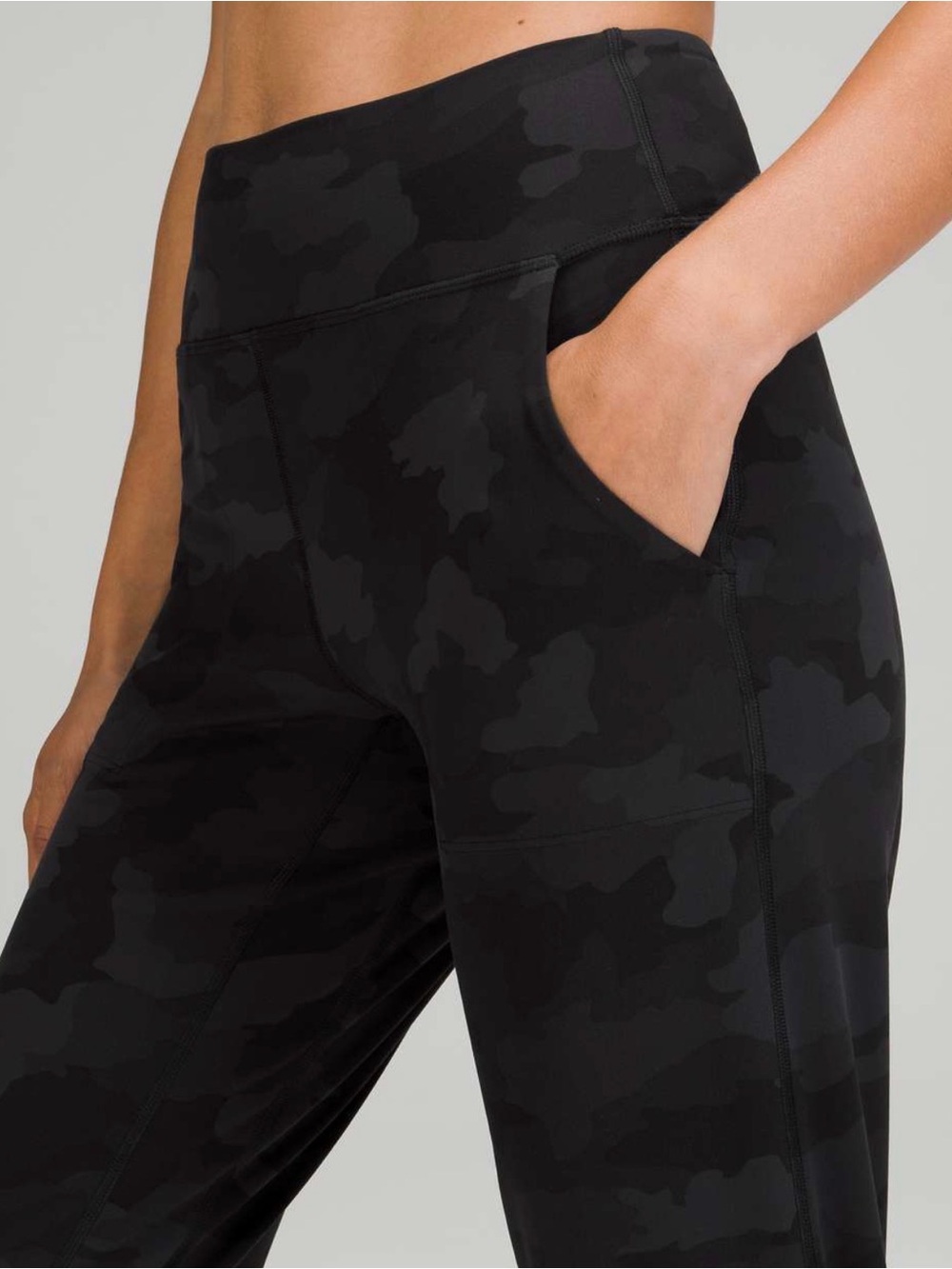 Lululemon Black Camo High-Rise Leggings